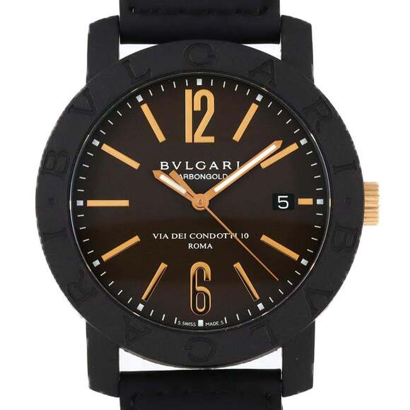 Bvlgari Carbon Gold BB40CL BBP40C11CGLD Watch Automatic